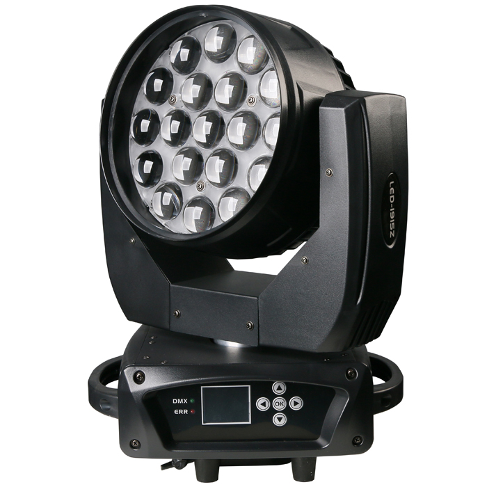 19x15W LED wash moving head light zoom